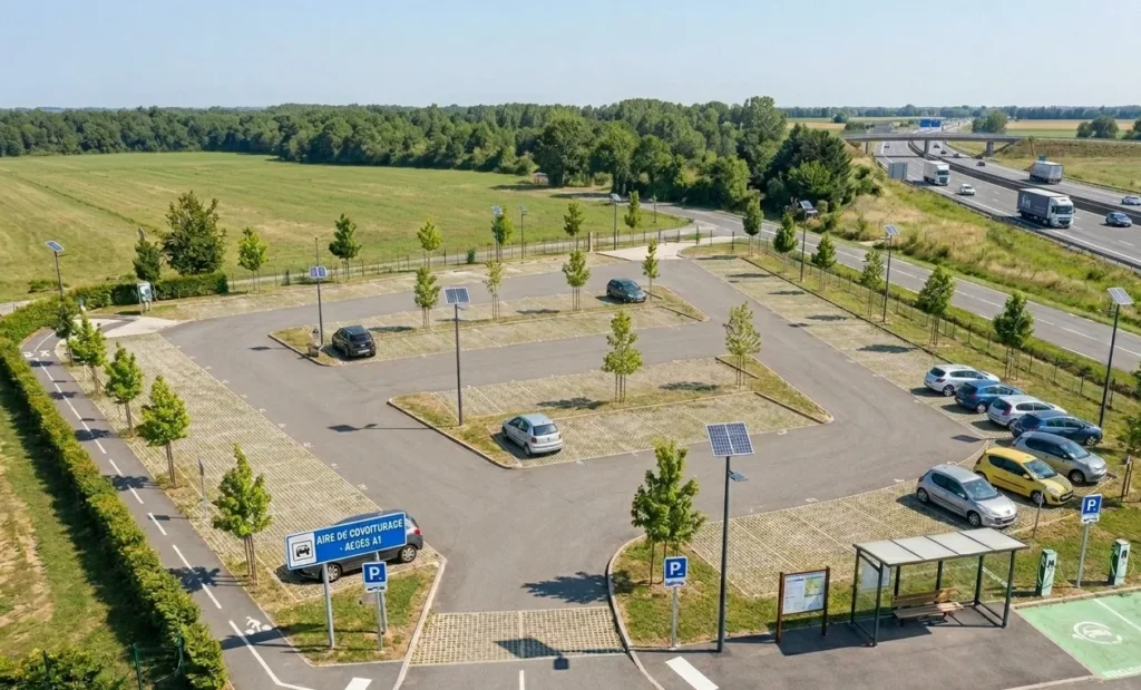 aire de covoiturage de fresnes lès montauban