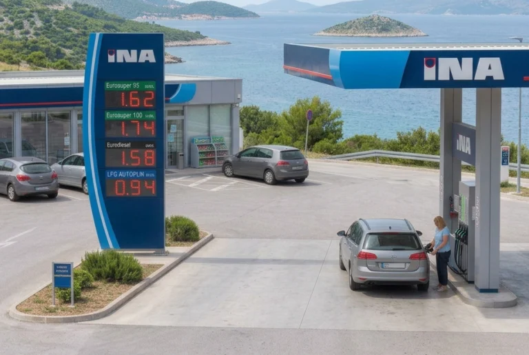 prix du carburant en Croatie